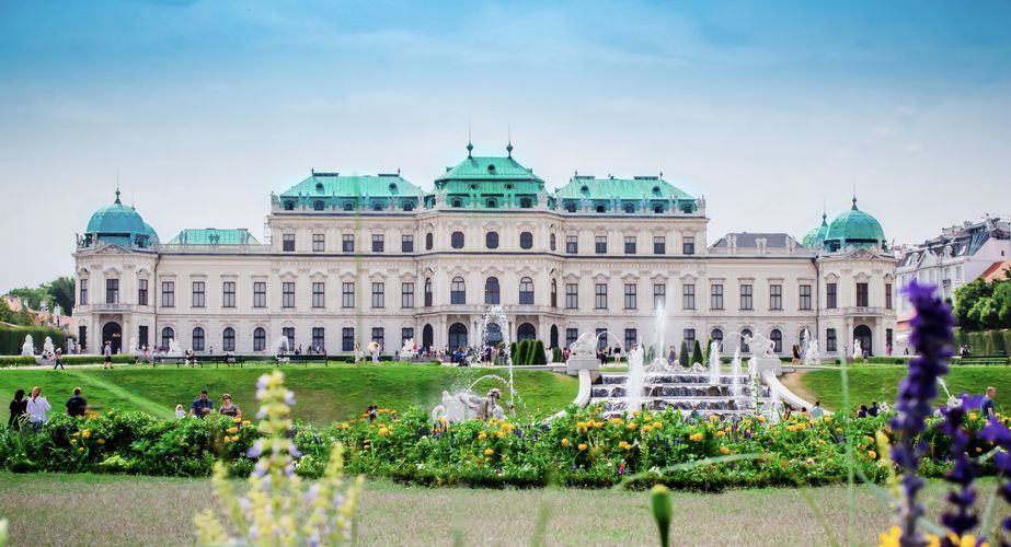 Slot Belvedere, Wenen, Oostenrijk Slot Belvedere, Wenen, Oostenrijk